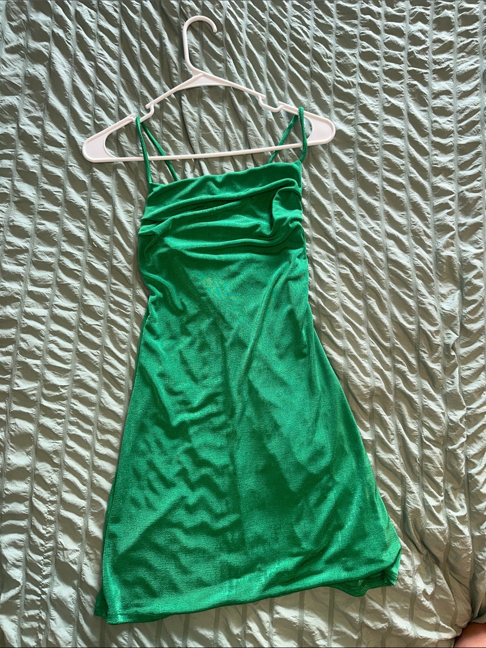 Green Slip Dress